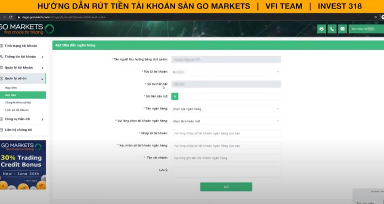 Sàn giao dịch Go Markets Forex thực hiện giao dịch trên 2 nền tảng chính là MT4 và MT5 