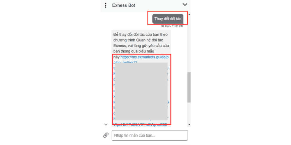 Sàn Exness - LiveChat
